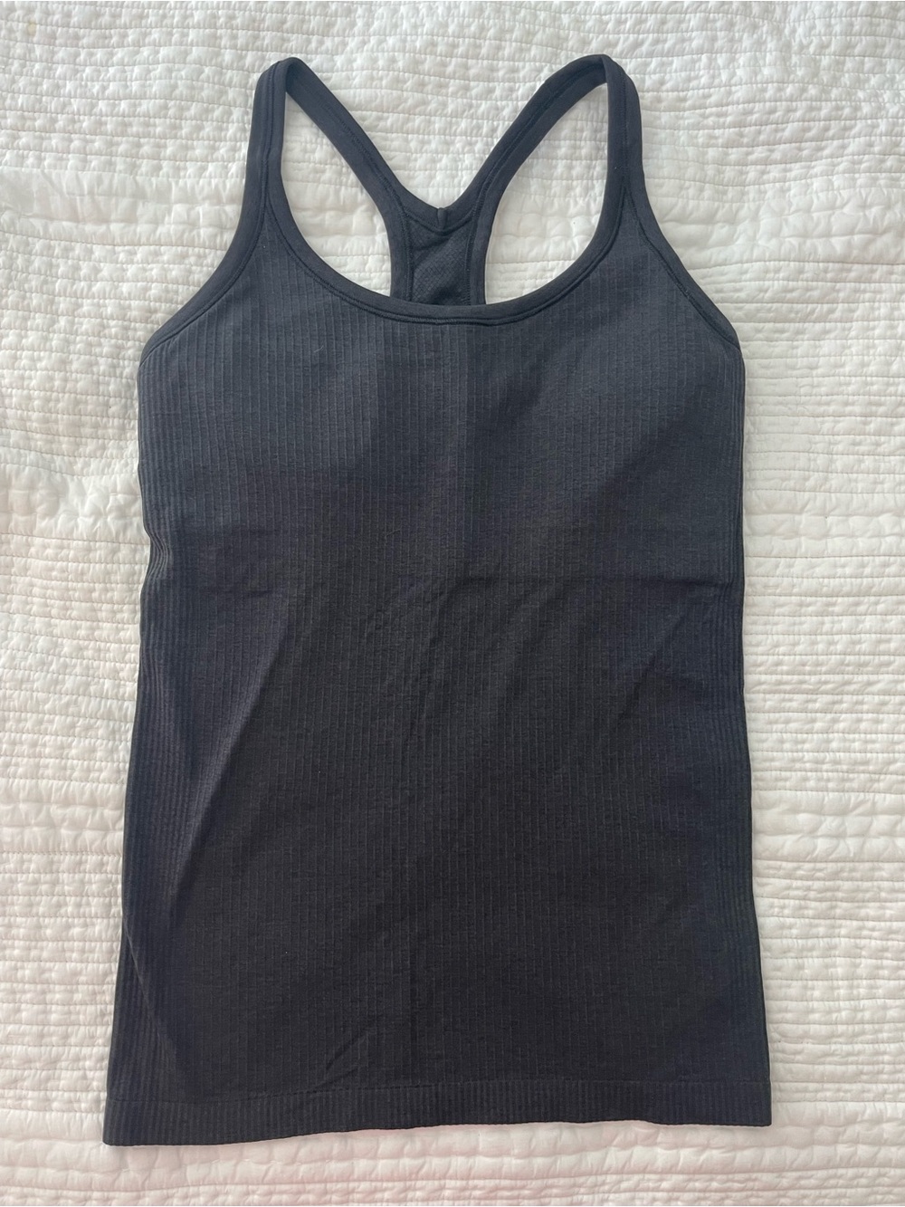 Lululemon Black Racerback Tank Top